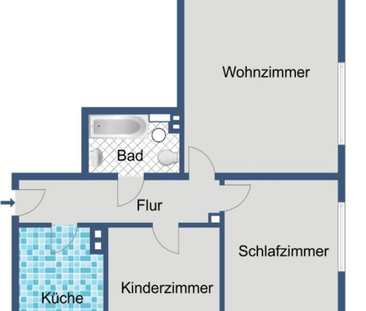 Komfortables Wohnen auf ca. 59 m² – ideal für Paare oder kleine Fam... - Foto 1