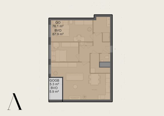 Appartement te huur: Niemeyerstraat 267 2132 HE Hoofddorp - Foto 1