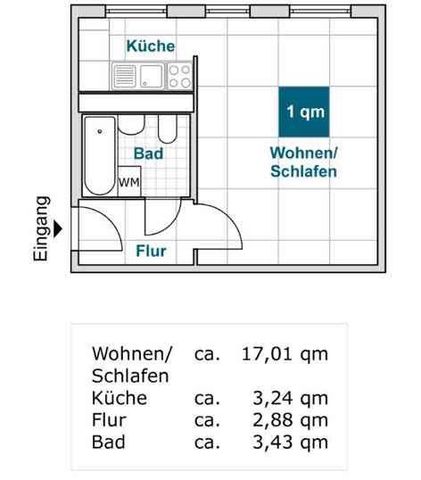 1-Zimmer-Wohnung! - Foto 3