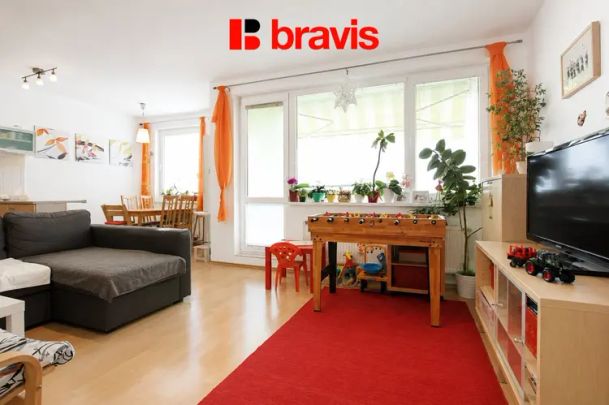 Pronájem bytu 4+kk, Brno - Líšeň, ulice Ševelova, terasa, sklep - Photo 1