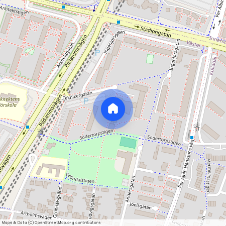 Teknikergatan 23C, Gröndal