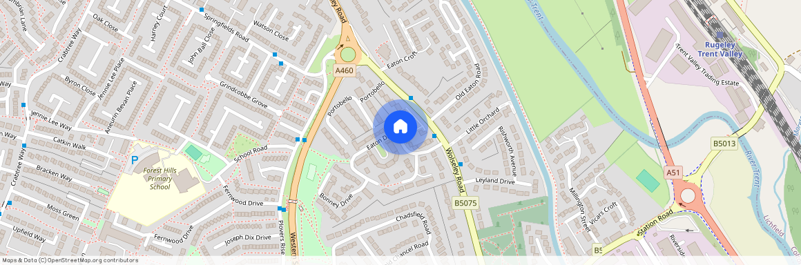 Eaton Drive Rugeley, WS15 2FS