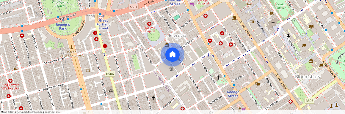 Fitzroy Street, Fitzrovia, W1