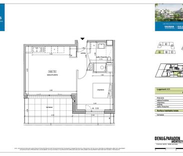Location Appartement 2 pièces 42m² - Photo 1