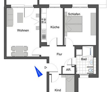 3-Zimmer-Neubauwohnung in Darmstadt-Bessungen - Foto 5