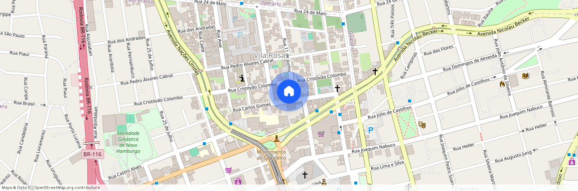 Rua 11 De Junho, 350, Novo Hamburgo, Novo Hamburgo - RS, 93315-130, Brazil