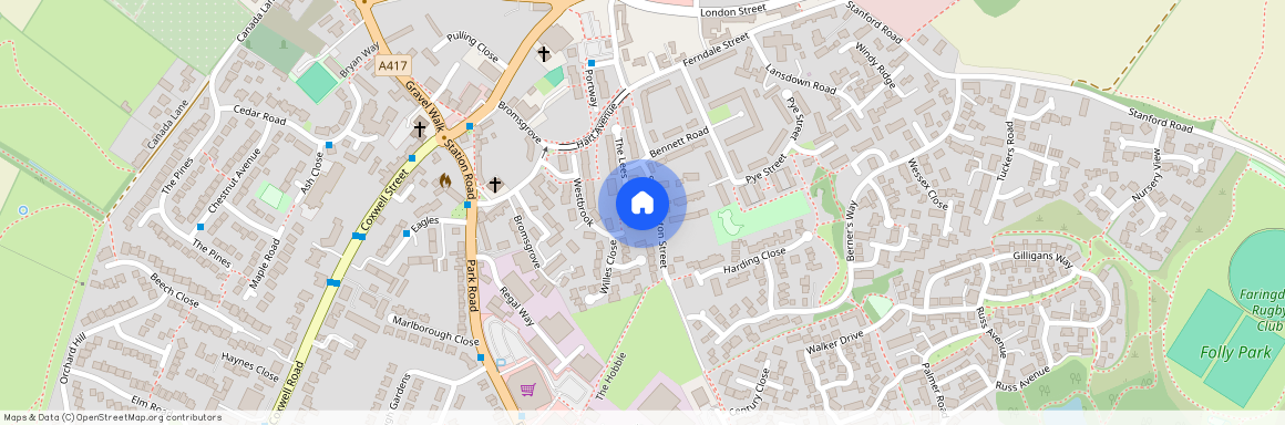 Mercer Gardens, Faringdon, Berkshire, SN7