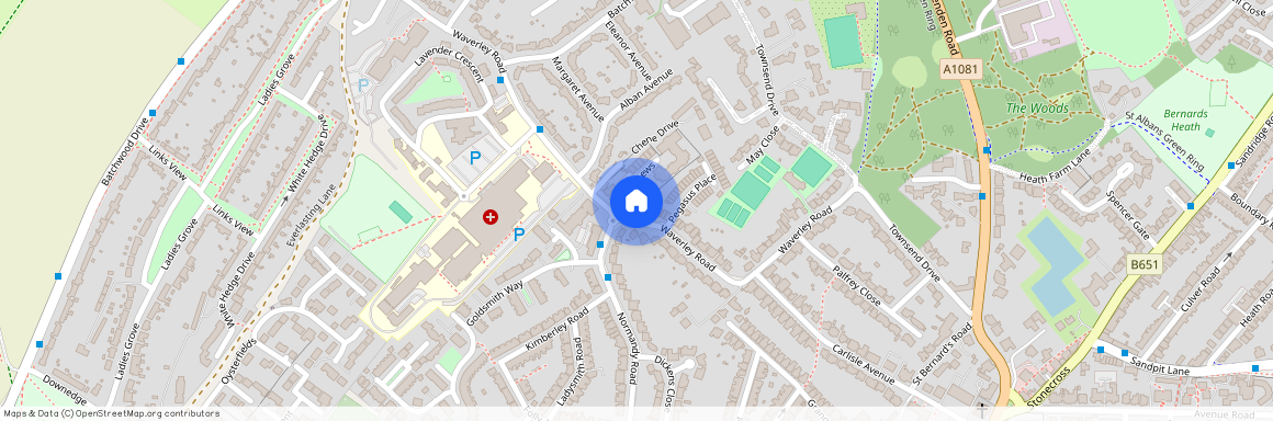 Waverley Road, St Albans, AL3