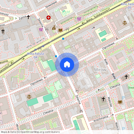 ul. Ogrodowa, Mirów, Wola, Warszawa, mazowieckie