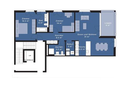Moderne Wohnung mit viel Platz - Foto 4