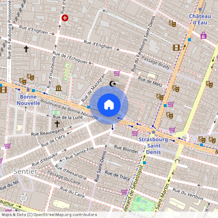 Porte Saint Denis-Paradis, Paris 10Ème