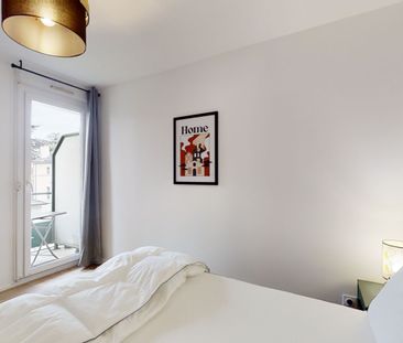 Villeurbanne Réguillon — Chambre Privée 4 - Photo 3