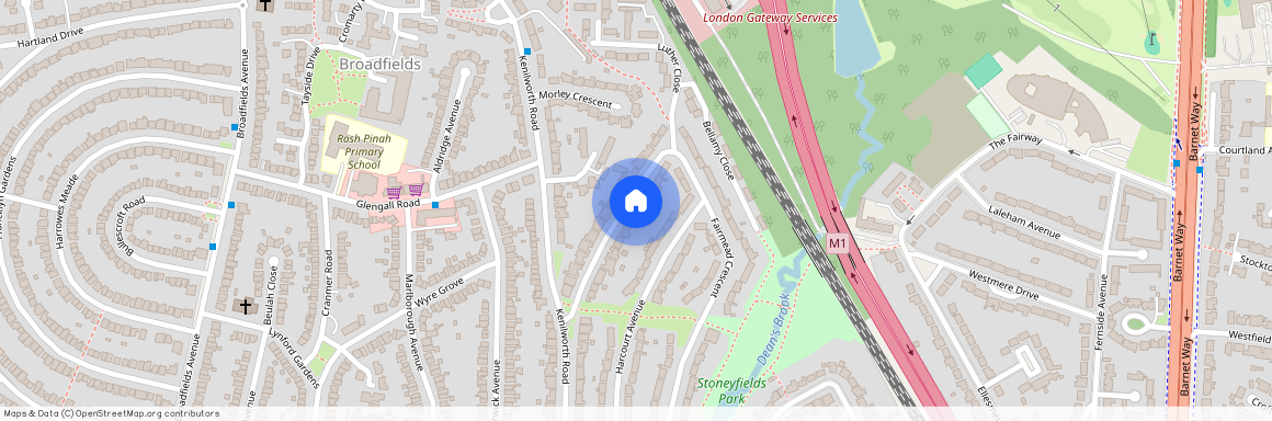 Stunning 1 bedroom flat in Fairmead Crescent HA8