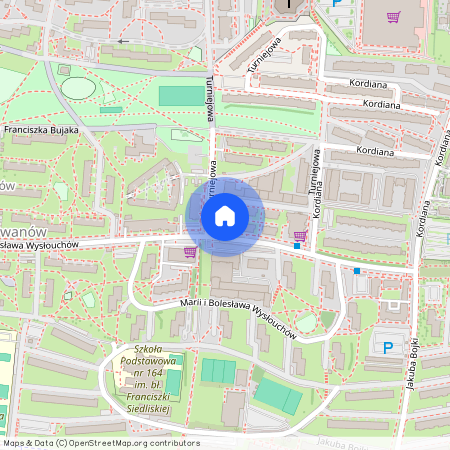 Podgórze Duchackie, Marii i Bolesława Wysłouchów, Polska, Osiedle "Kurdwanów Nowy", województwo małopolskie, 49, Kurdwanów, Kraków, 30-611, 126104 9 - Kraków-Podgórze, 126104 9 -  Kraków-Podgórze