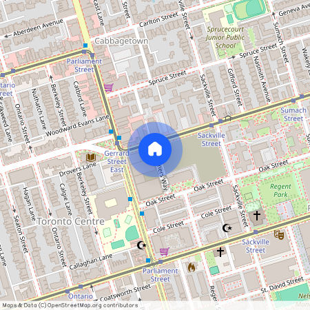 Downtown, Toronto, ON M5A 0Y7