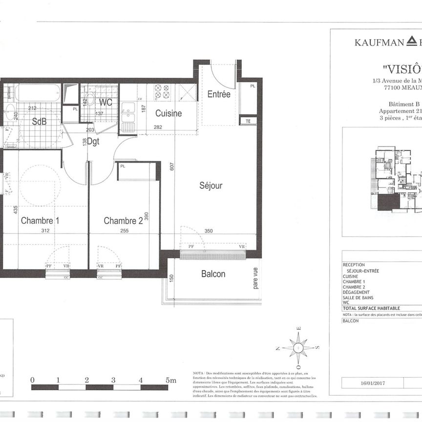 APPARTEMENT 3 PIECES - 77100 MEAUX - Photo 2