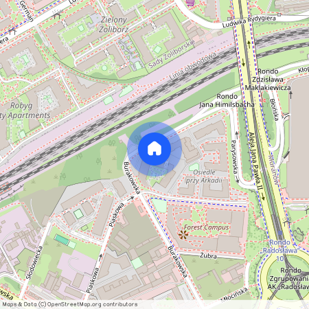 ul. Burakowska, Powązki, Wola, Warszawa, mazowieckie