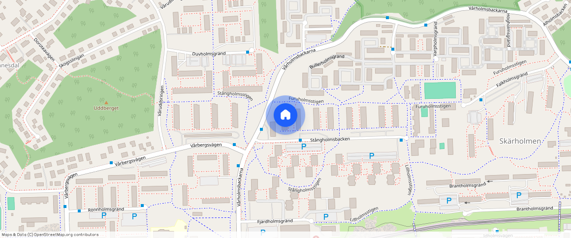 Stångholmsbacken **, Vårberg