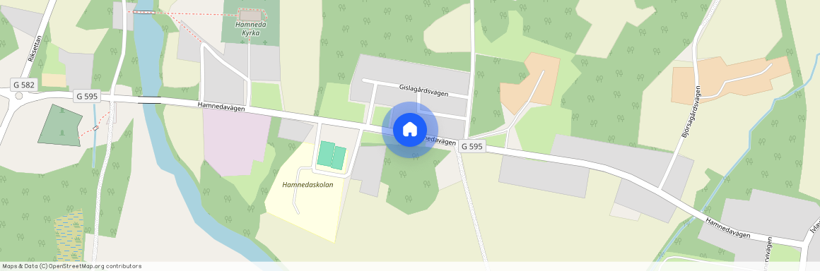 GISSLAGÅRDSVÄGEN, Hamneda