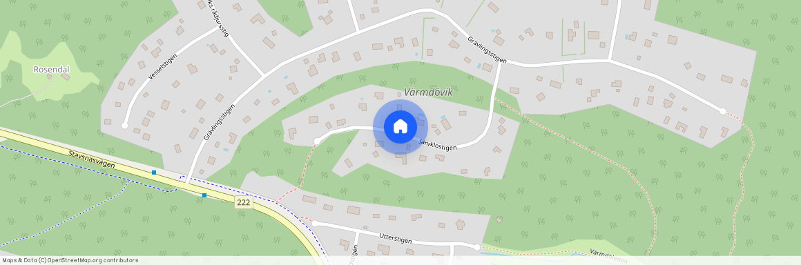 Järvklostigen, Värmdö