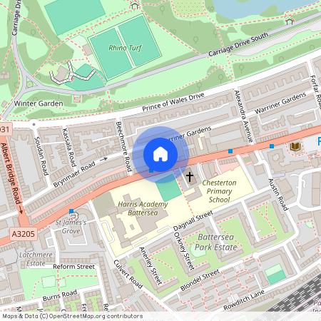 Prince Of Wales Drive, Battersea, London, SW11