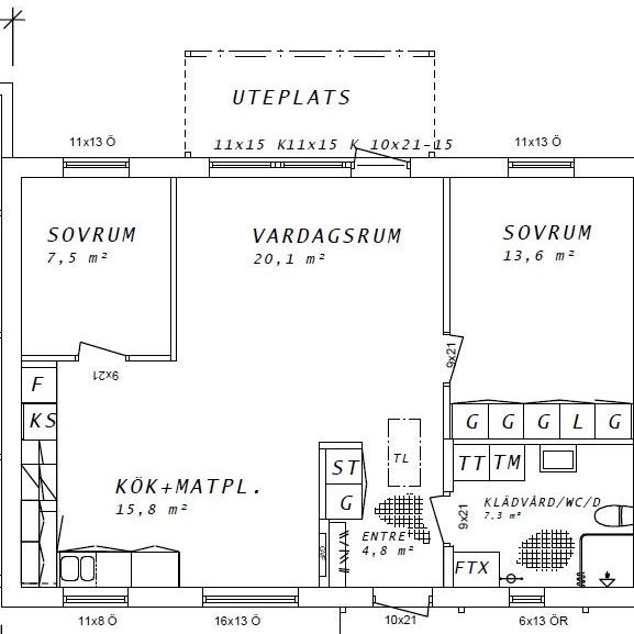 Denna fina lägenhet är på 71 kvm och ligger på markplan. I hyran ingår vatten, värme och fiber. Det finns tvättmaskin, torktumlare och diskmaskin i lägenheten. Lägenheten har genomgående parkettgolv och halvöppen planlösning mellan kök och vardagsrum. - Photo 1