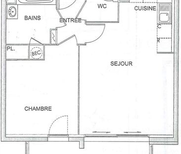 Location appartement 2 pièces, 43.45m², Nantes - Photo 5