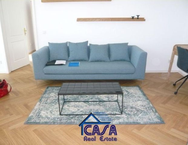 Wohnen an der EZB: Exklusive, hochwertig möblierte Wohnung mit Blick auf den EZB Turm - Photo 1