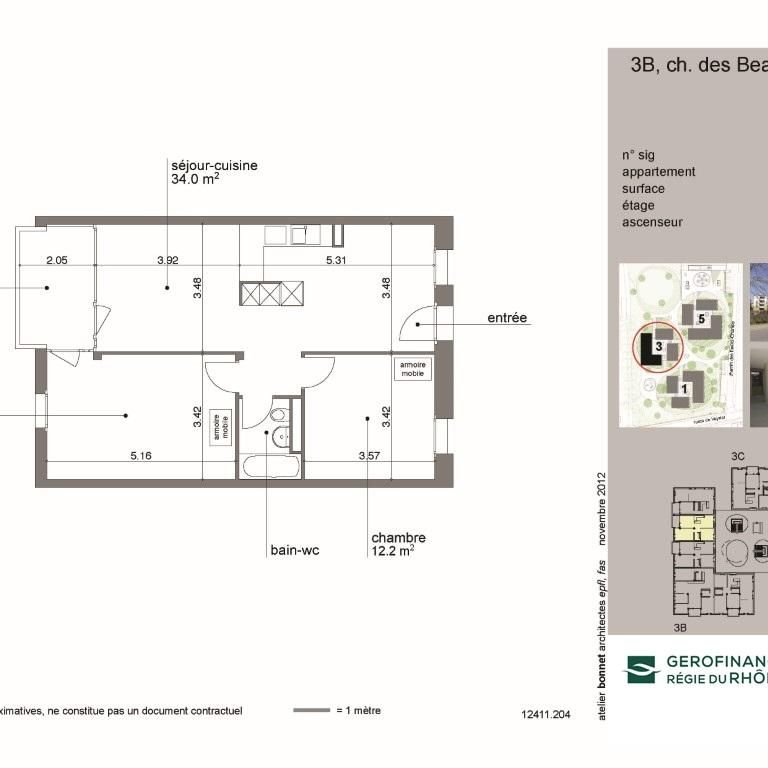 Appartement HLM de 4pièces au 2ème étage - Foto 2