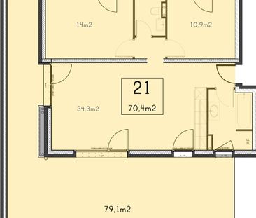 3.5 Zimmer, 2. Stock - Photo 3