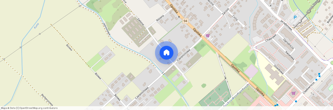 ul. Zielona, Siechnice, Siechnice, wrocławski, dolnośląskie