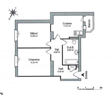 LOCATION APPARTEMENT T2 - 56.64m² - Strasbourg - Photo 4