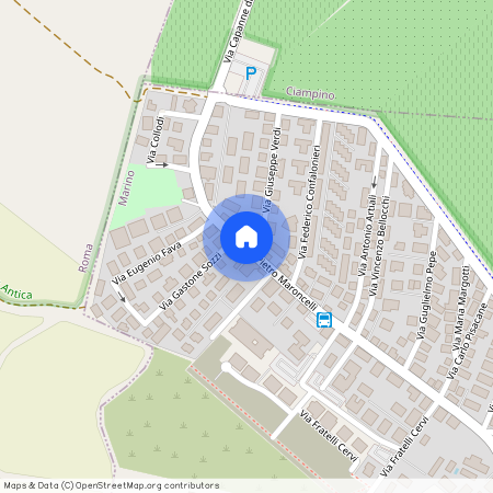 Marino, Via G. Prati - Santa Maria Delle Mole