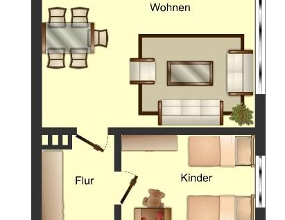 Demnächst frei! 3-Zimmer-Wohnung in Neunkirchen Salchendorf - Photo 1
