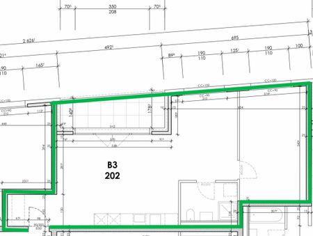 2.5 Zimmer, 63 m², 1. Stock - Foto 3