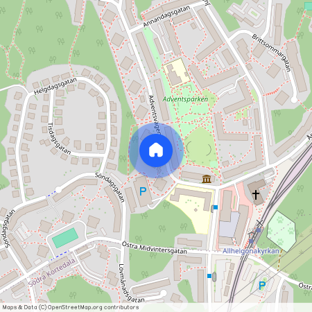 Norra Kortedala, Göteborg, Västra Götaland, Adventsvägen 6 .