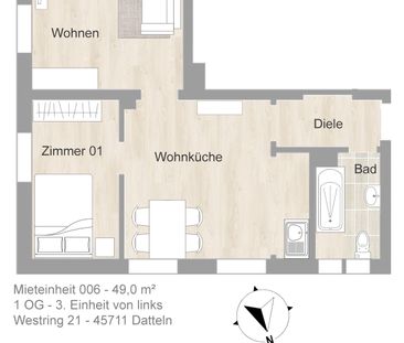 Ideale Single-Wohnung - Photo 3