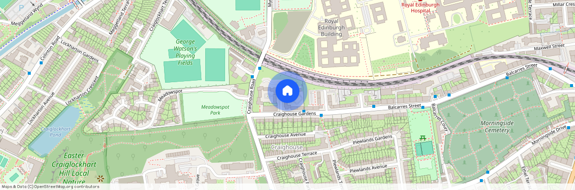 Craighouse Gardens, Morningside, Edinburgh, EH10