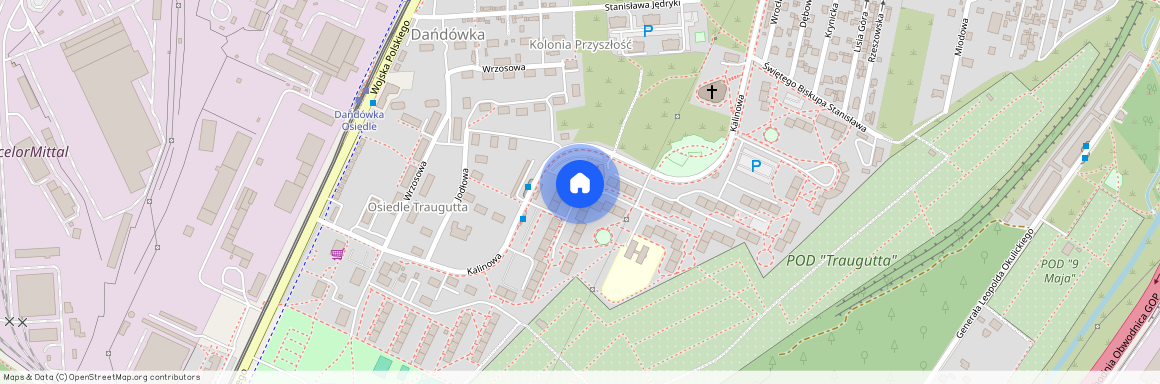 ul. Kalinowa, Dańdówka, Sosnowiec, śląskie