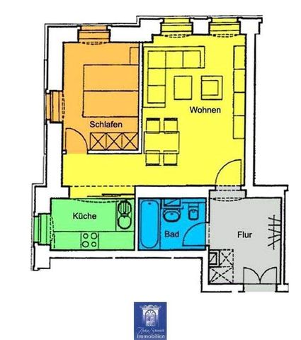 Perfekte Wohlfühlwohnung mit Altbaucharme! Parkett und Wannenbad! - Foto 3