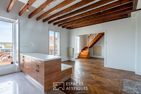 Duplex atypique en dernier étage - Photo 5