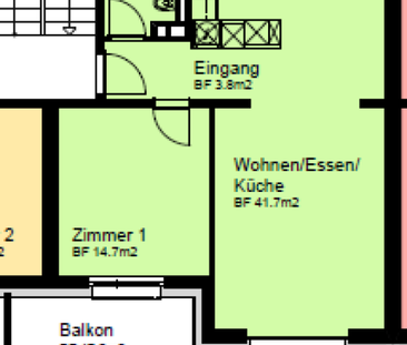 Moderne Wohnung | Ideale Anbindungen | Gepflegte Überbauung - Foto 3