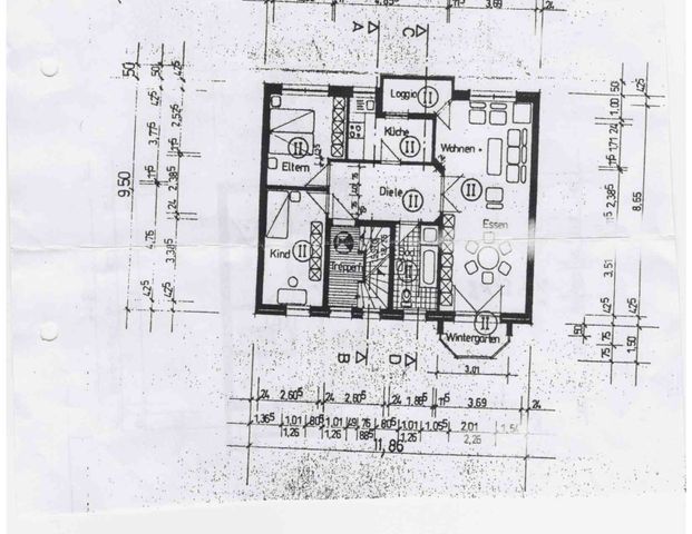 M 12 VEGESACK-gepflegte 3 Zimmerwohnung im 1. OG mit Balkon und Loggia - Foto 1