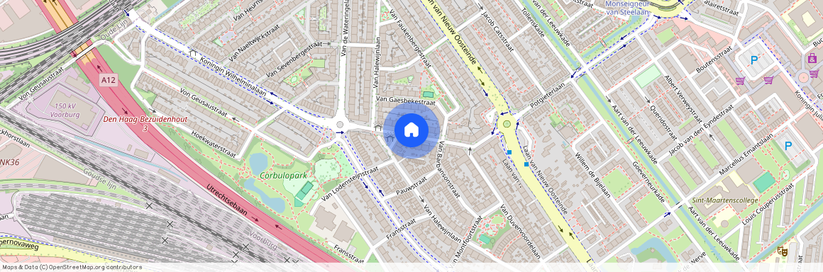 Voorburg Noord zuid, 2274 BV, van Arembergelaan, Voorburg