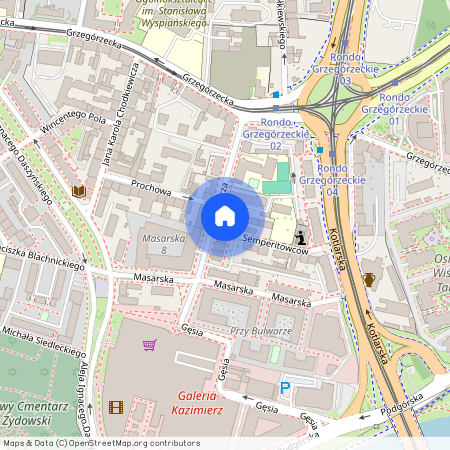 ul. Rzeźnicza, Grzegórzki, Grzegórzki, Kraków, małopolskie