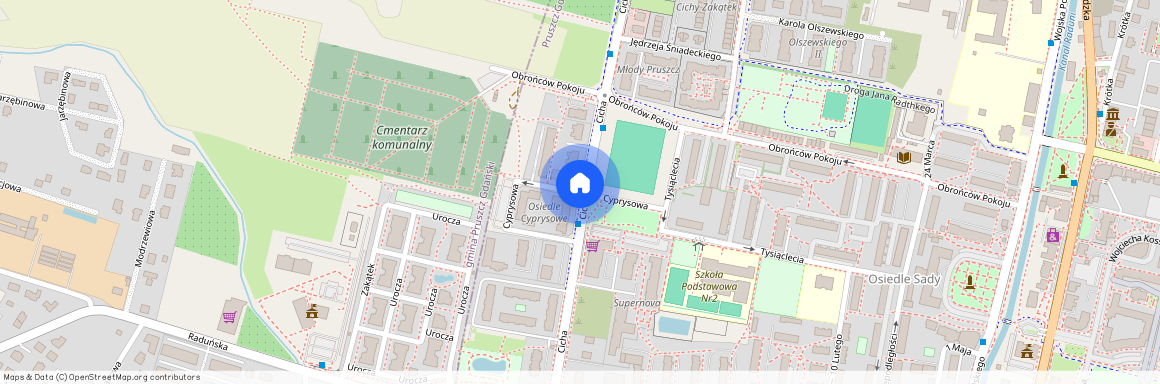 ul. Cyprysowa, Pruszcz Gdański, gdański, pomorskie