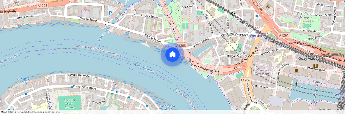 Duke Shore Wharf, Narrow Street, London, E14 8BU, United Kingdom