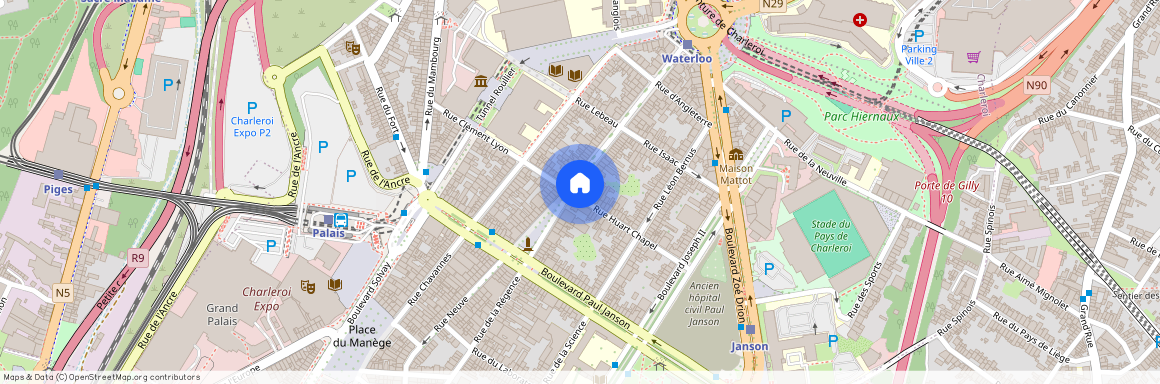 Avenue de Waterloo, 29, 6000, Charleroi