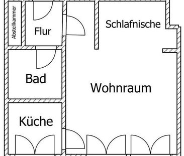 Appartment direkt in der Eller-Einkaufsstraße, Parkplatz auf Wunsch... - Foto 6