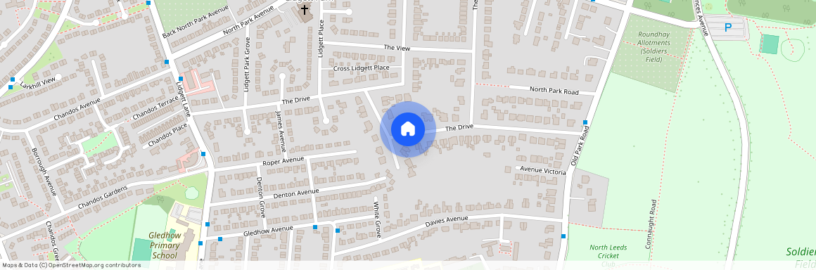 The Drive, Roundhay, Leeds, West Yorkshire, LS8